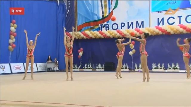 Молодежная сборная РФ в групповых упражнениях, ЧР 2015 смотреть онлайн