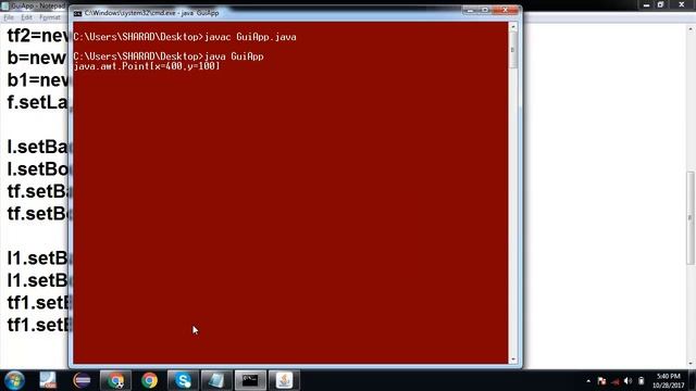 How to Create An U.I(User Interface) Using AWT In Java #2 смотреть онлайн