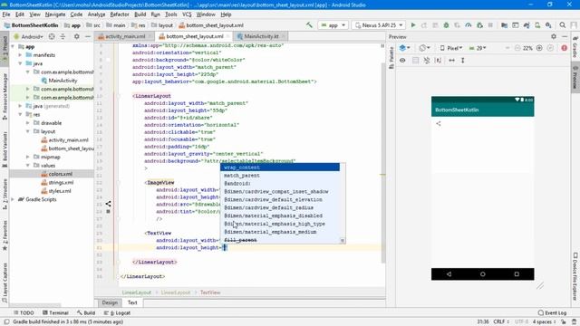 Bottom Sheet in Android Kotlin - Part 1 смотреть онлайн