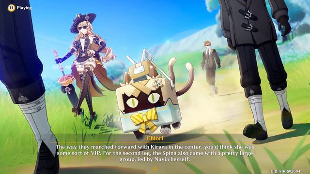 Navia escorts Kirara to Inazuma смотреть онлайн