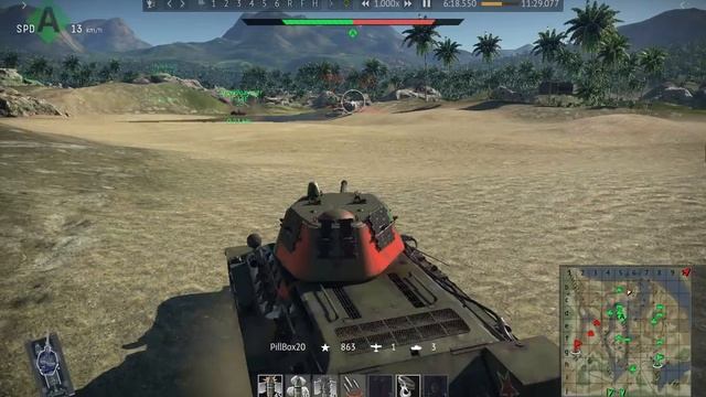 War Thunder Game 33 - T-34 1942 смотреть онлайн