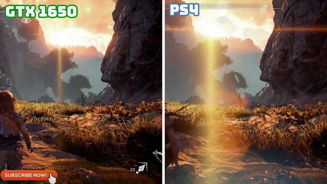 Horizon Zero Dawn - PC v/s PS4 - Graphics Comparison (GTX 1650 vs. Console) смотреть онлайн