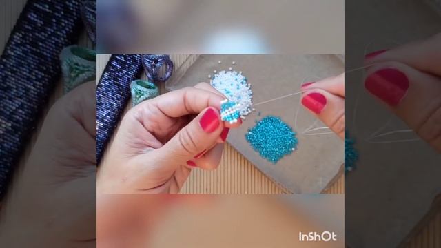 Часть 2. Плетём звезду из бисера на елку. смотреть онлайн