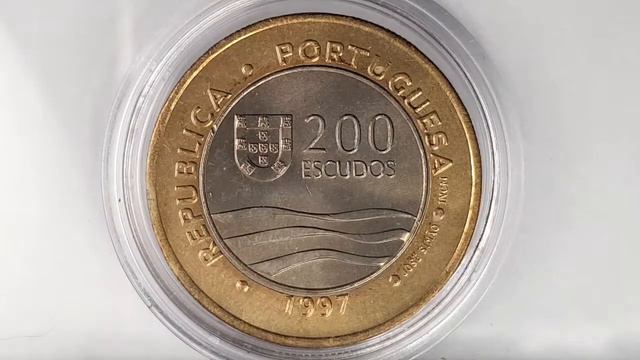Portugal 1997 | 200$ Escudos (Expo 98) | Moeda Comemorativa смотреть онлайн