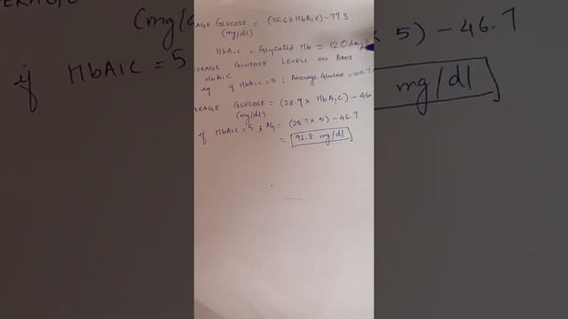 Average glucose from HbA1c,Average blood sugar calculation,NGSP formula смотреть онлайн