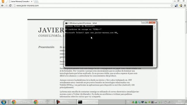 Domina HTML5: Jugando con telnet y HTTP смотреть онлайн