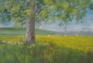 Мастер Класс. Гуашь. Как нарисовать ДЕРЕВО. Подробный видеоурок