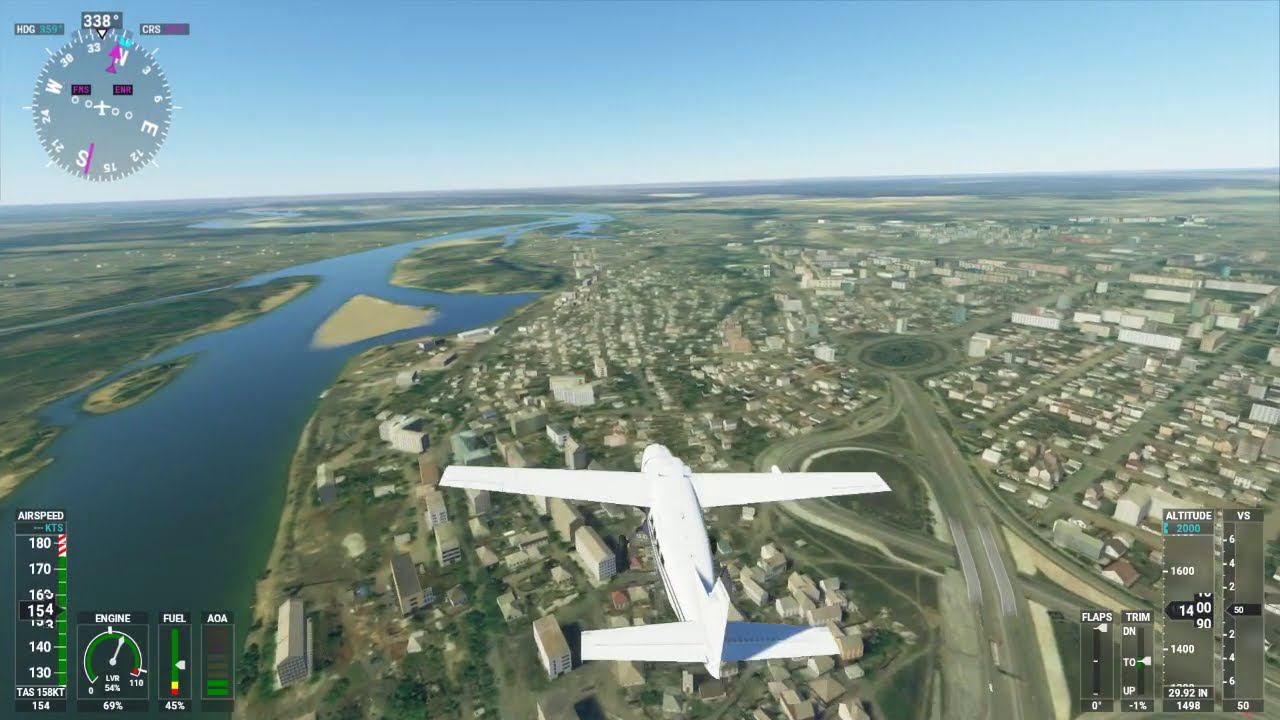 (PC) Microsoft Flight Simulator 2020 Казахстан Семипалатинск смотреть онлайн