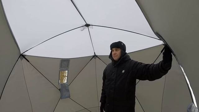 Обзор палатки Куб - Regent. Рыбацкий домик - 1.8х1.8 м. смотреть онлайн