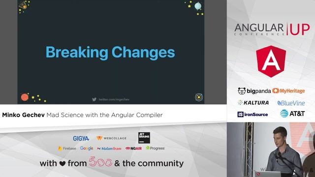Minko Gechev - Mad Science with the Angular Compiler | AngularUP 2017 смотреть онлайн