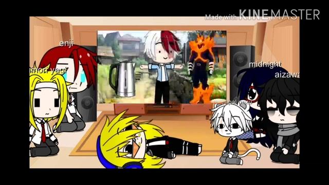 Pro heroes react to todoroki the first смотреть онлайн
