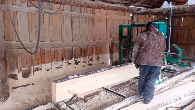 Как работать на ленточный пилораме. Пилорама тайга 2. смотреть онлайн