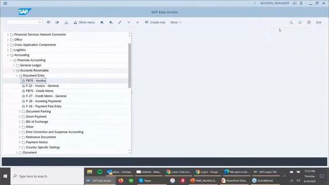 SAP Access Walkthrough смотреть онлайн