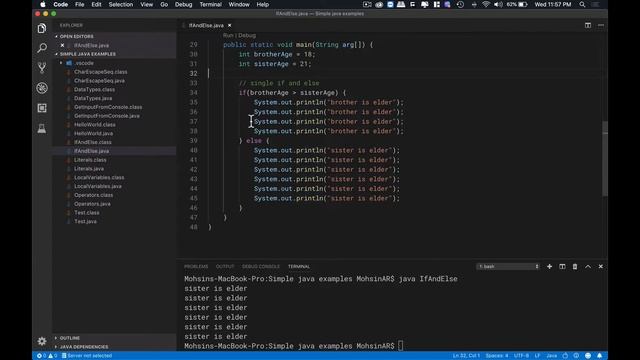 Java Tutorial For Beginners 14 - if else in java Step by Step understand смотреть онлайн