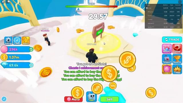 STARTING OVER As A *NOOB*! ?NO Gamepasses, Robux and Trading! (Episode 1)(Roblox Bubble Gum Clicker смотреть онлайн