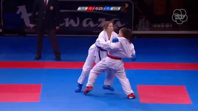 Elena Quirici (SUI) - Irina Zaretska (AZE) - European Championships 2018 - Final Kumite -68 kg смотреть онлайн