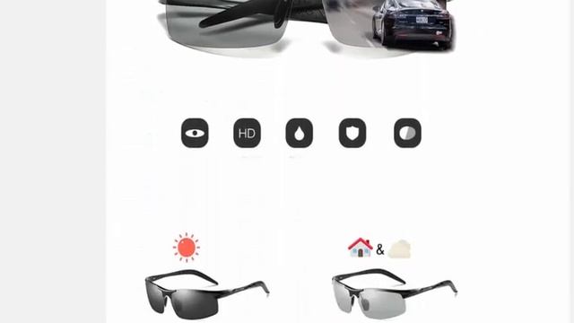 Мужские солнцезащитные очки без оправы, антибликовые очки хамелеон, 2021 смотреть онлайн