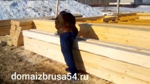 Строгаем брус со снятием фаски.