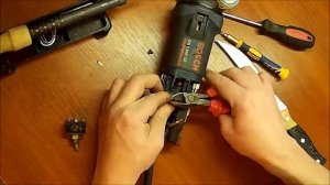 Замена кнопки на УШМ