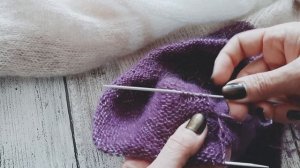 мохеровый джемпер - обработка низа изделия