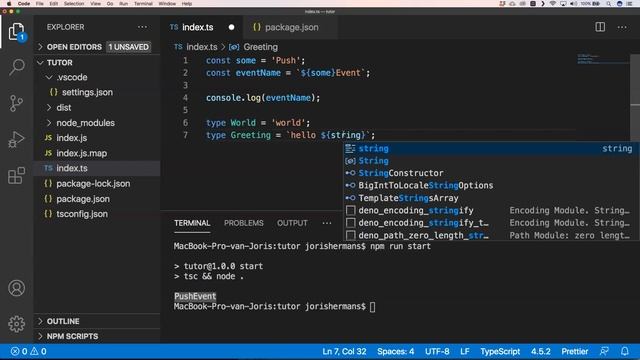 Template String Types смотреть онлайн