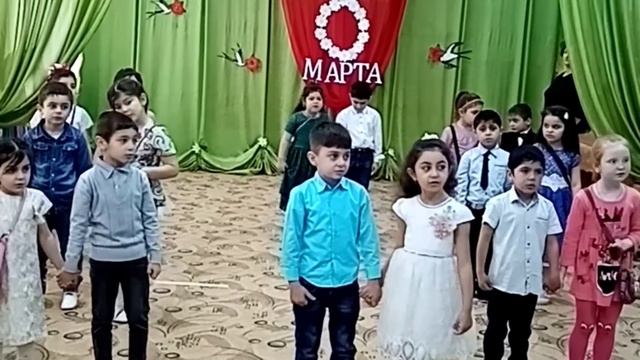 Поздравление с 8 Марта, дети старшей-подготовительной группы "Солнышко",2022г. смотреть онлайн