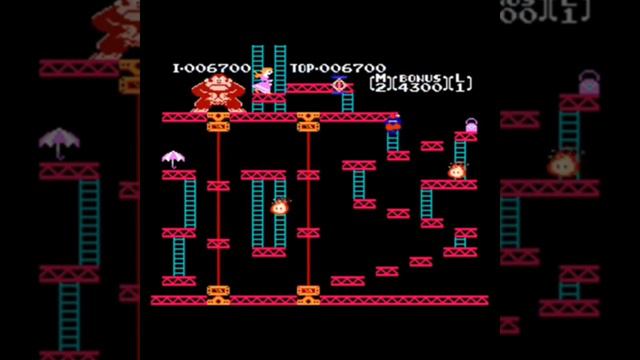 Donkey Kong Video Game (1981) #donkeykong #videogames #classic смотреть онлайн