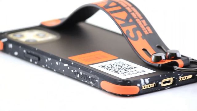 Чехол накладка iPhone 12 Pro Max Skinarma Dotto Orange 595034 смотреть онлайн