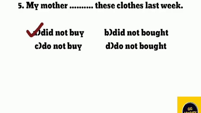 Test Yourself/ English Grammar Test/ Past Simple Quiz/ Grammar Quiz Mastery