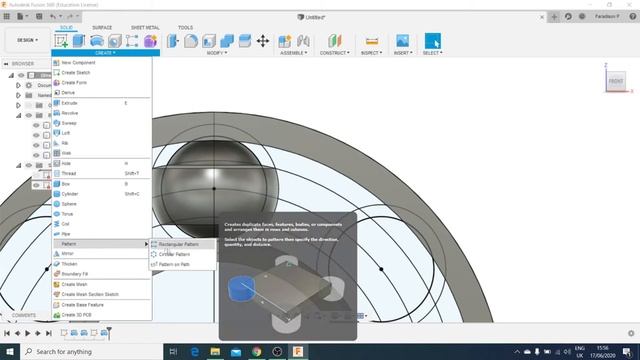 How to design and draw 3D Bearing (Fusion 360 Autocad) смотреть онлайн