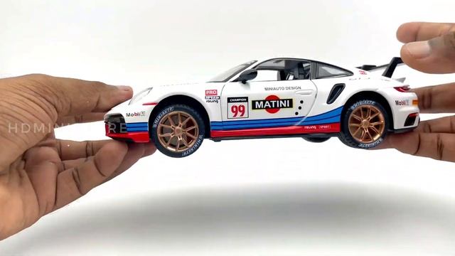 Unboxing | 1:24 Porsche 911 GT3 RSR Matini Edition Diecast Model #unboxing #miniauto #porsche911