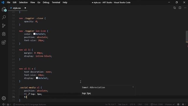 Navigation Menu - ART Studio Part 2 | Html, CSS, JavaScript, jQuery, GSAP (speed code) смотреть онлайн