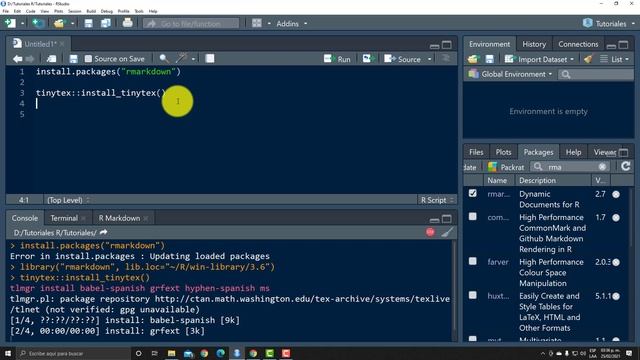 ¿Cómo iniciar en Rmarkdown? смотреть онлайн