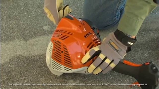 How to Start the Stihl Petrol Strimmer смотреть онлайн