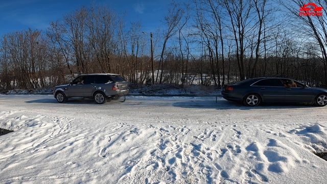 Audi A8 Sport Quattro vs Range Rover Sport (Subtitles EN, SP, PL, TR) смотреть онлайн