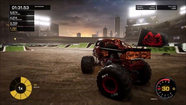 Monster Jam 2019 Steel Titans Freestyle | Video Game vs Spin Master смотреть онлайн