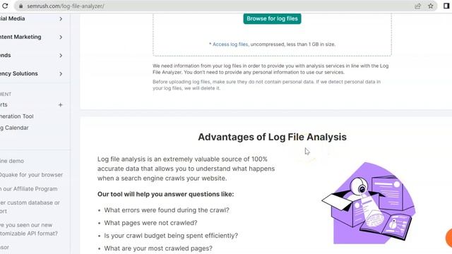 Log File Analyzer by SEMRUSH | SEMRUSH Tutorials смотреть онлайн