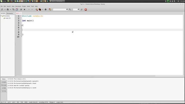 How To Compile C Program using Geany In Linux смотреть онлайн