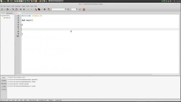 How To Compile C Program using Geany In Linux
