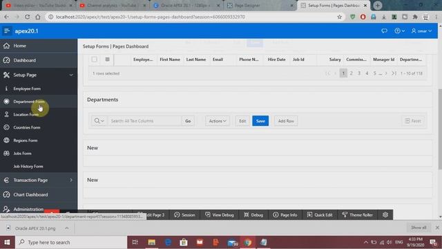 How to Create Setup Forms Dashboard | Oracle APEX 20.1 смотреть онлайн