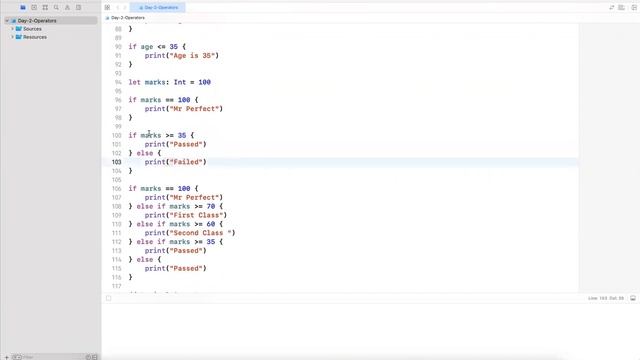 9742735256 - Day -2 Operators in Swift | Conditional Operator in Swift iOS Tutorials for Beganiers смотреть онлайн