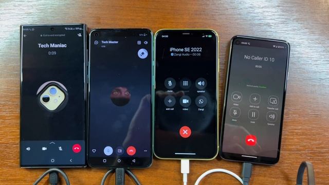 Samsung, OnePlus, IPhone, Pixel + 4 Power Banks WhatsApp, Skype, Zangi, Viber Apps Incoming Call