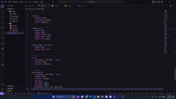 How to create Dashboard by HTML and CSS and Javascript | Create Dashboard of an investment app
