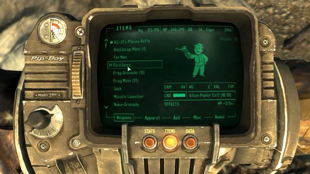 Fallout 3 - "Firelance" Unique Alien Blaster "Unidentified Flying Debris" (RANDOM ENCOUNTER) смотреть онлайн