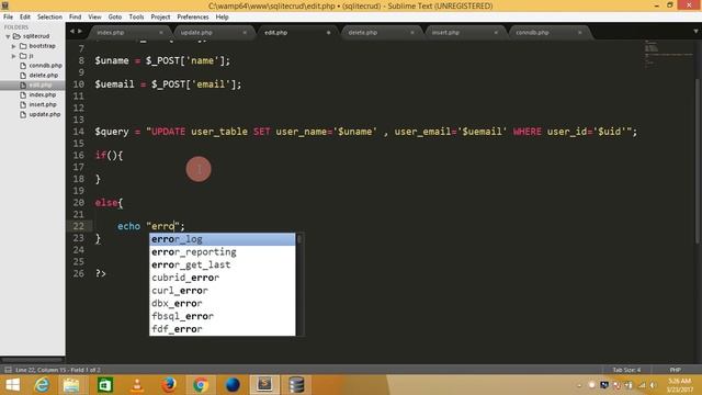 Sqlite Crud Demo Use PHP , Bootstrap Part 6 смотреть онлайн