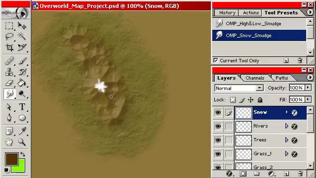 Photoshop 7 - Overworld Map Project - Part Three смотреть онлайн
