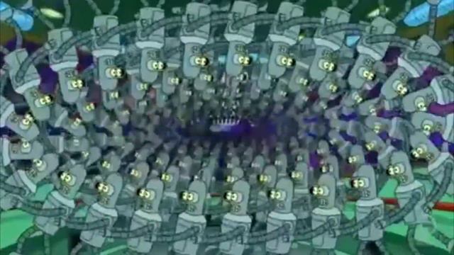 Futurama - The Fourth Dimension (BENDER BENDER BEN-DER) - LOOPED смотреть онлайн
