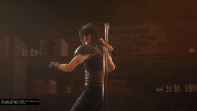 Zack & Tseng Meet Genesis In Banora Village - CRISIS CORE –FINAL FANTASY VII– REUNION