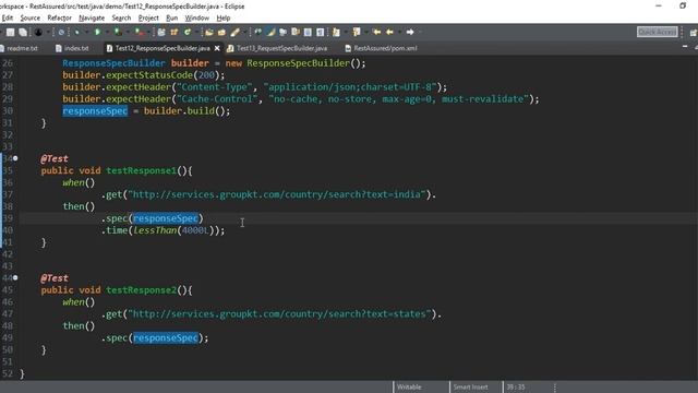 Chapter 9: Request Specification Builder and Response Specification Builder смотреть онлайн