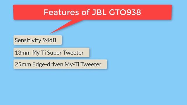 JBL GTO938 Review by Speaker Champion смотреть онлайн